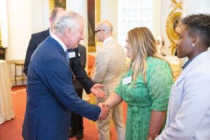 Belfast young person Jemma Simpson meets His Majesty The King after wi &hellip;