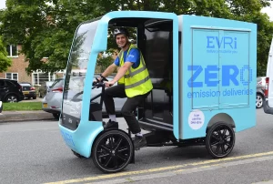 Evri Accelerates Sustainability with £19m Investment in E-Cargo Bikes